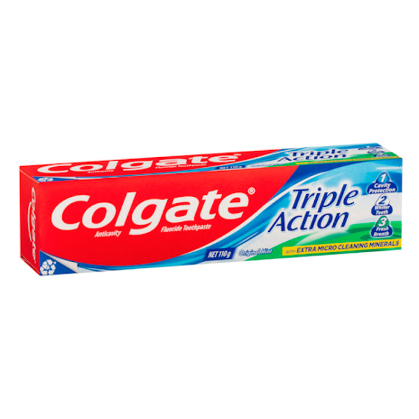 Colgate Triple Action Fluoride Original Mint Toothpaste 110g