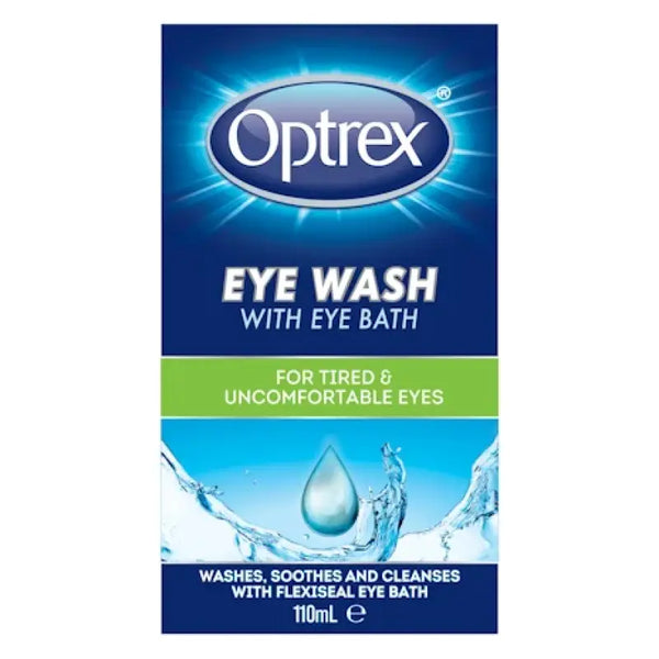 Optrex Eye Wash with Eye Bath 110mL