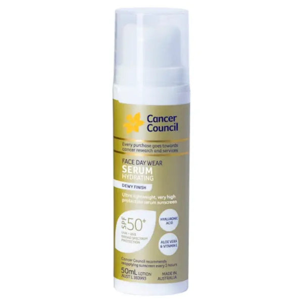 Cancer Council SPF 50+ Face Day Wear Serum 50ml