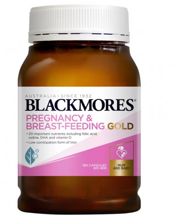 Blackmores Pregnancy & Breastfeeding Gold Vitamin 180 Capsules