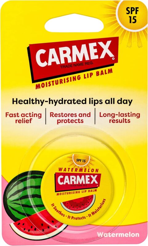 Carmex Watermelon Moisturising Lip Balm 7.5g Jar