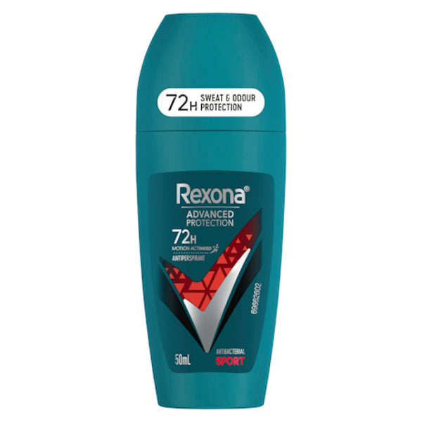 Rexona for Men Antiperspirant Deodorant Roll On Sport Antibacterial 50ml