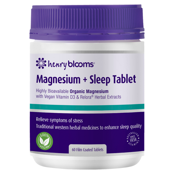 Henry Blooms Magnesium Sleep 60 Tablets