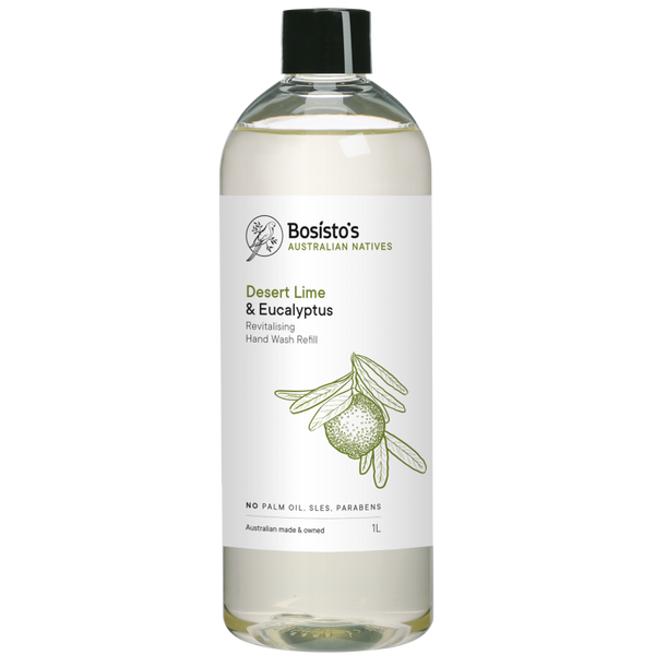 Bosisto’s Desert Lime & Eucalyptus Hand Wash 1L Refill