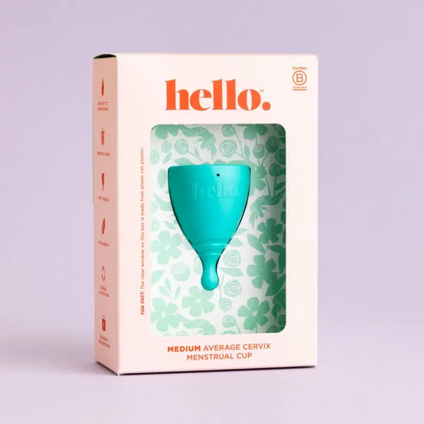 Hello Cup Average Cervix Cup - Medium Blue