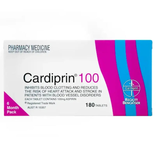 Cardiprin 100mg Tablets 180