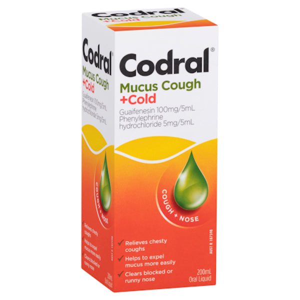 Codral Mucus Cough & Cold 200ml