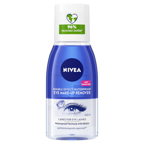 Nivea Daily Essentials Double Effect Eye Makeup Remover 125mL