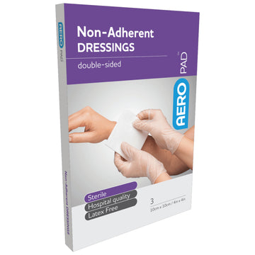 Aero Pad Non-Adherent Dressing 10 x 10cm Box 3