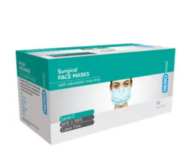 Aero Mask Surgical Level 2 Pack 50