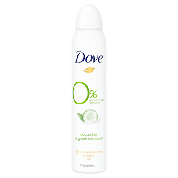 Dove for Women Deodorant Cucumber Zero Aluminium 200ml