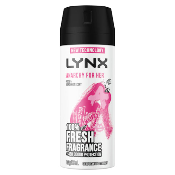 Lynx Anarchy For Her Body Spray 100g