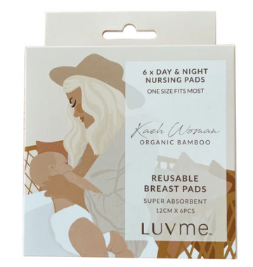 Luv Me Eco Bamboo Reusable Breast Pads 6 Pack