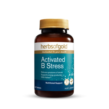 Herbs of Gold Activated B Stress 30 Tablets