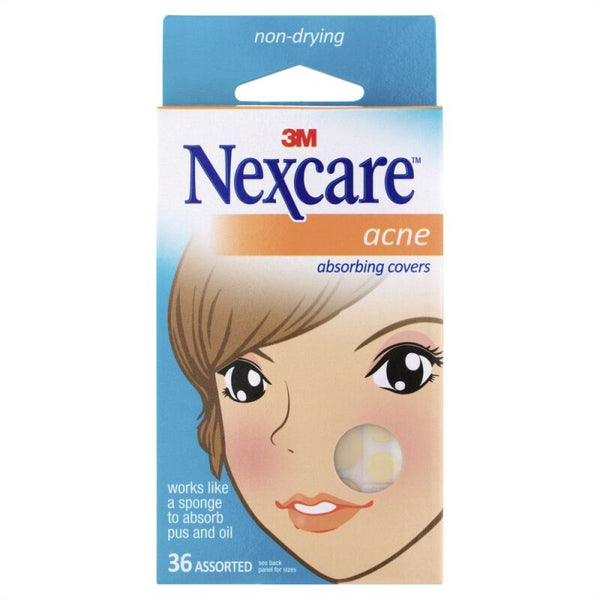 Nexcare Acne Absorbing Covers Assorted 36 Pack