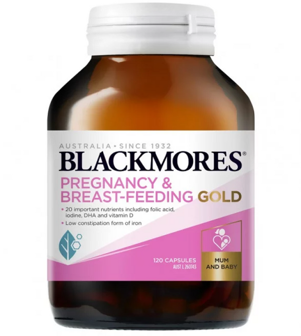 Blackmores Pregnancy & Breast-Feeding Gold 120 Capsules