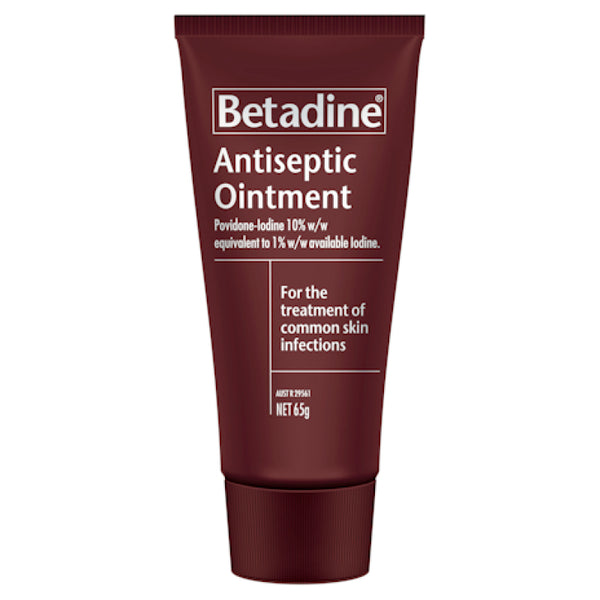 Betadine Antiseptic Ointment - Antiseptic Cream - 65g