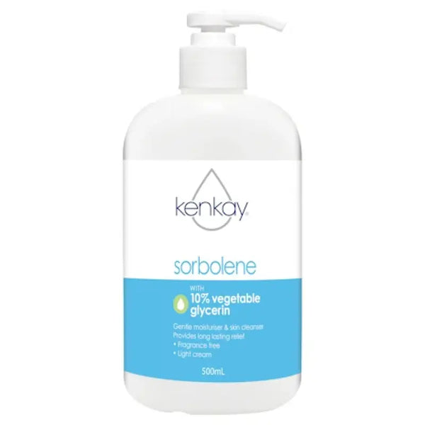 Kenkay Sorbolene with 10% Vegetable Glycerin 500mL