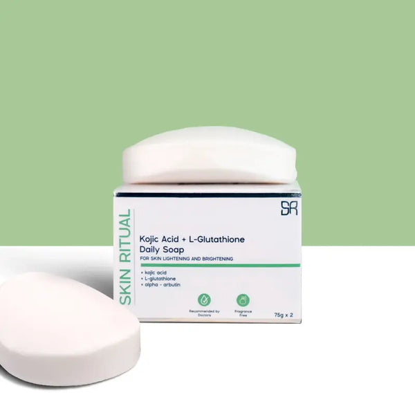 Skin Ritual Kojic Acid + L-Glutathione Daily Soap 75g Twin Pack Michael's Chemist Skin Ritual Kojic Acid + L-Glutathione Daily Soap 75g Twin Pack Michael's Chemist