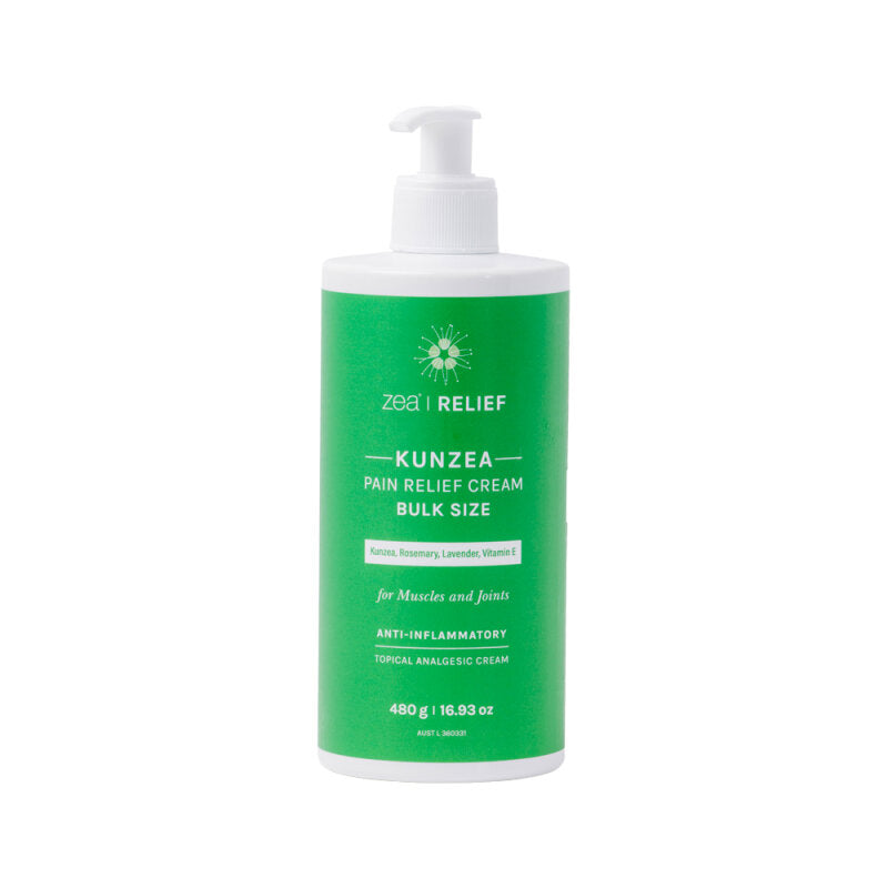 Zea Relief Kunzea Pain Relief Cream (Kunzea Rosemary Lavender Vitamin ...