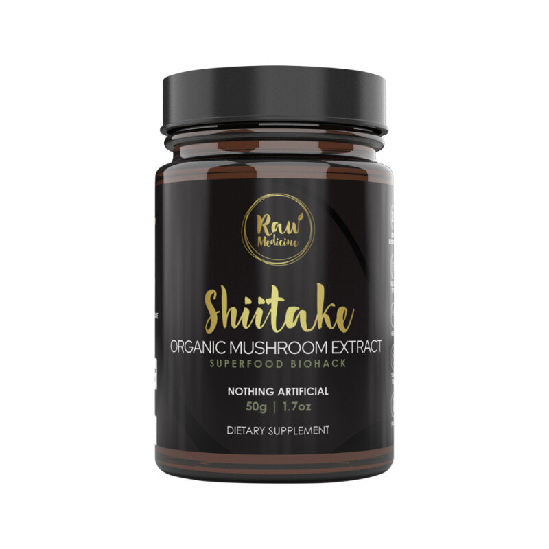 Raw Medicine Organic Mushroom Extract Shiitake 50g – Michael's Chemist