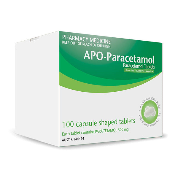 APO Paracetamol 500mg Tablets 100