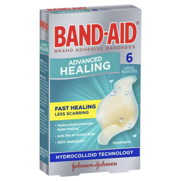 Band-Aid Advanced Healing Plasters Large 6