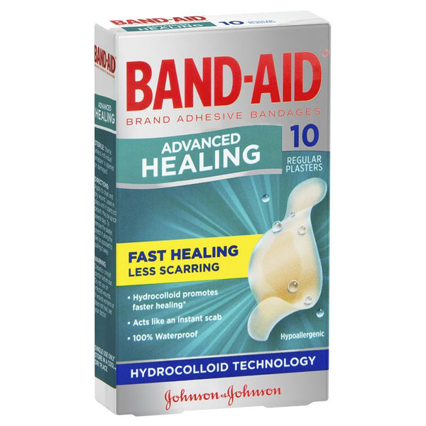 Band-Aid Advanced Healing Plasters Regular 10