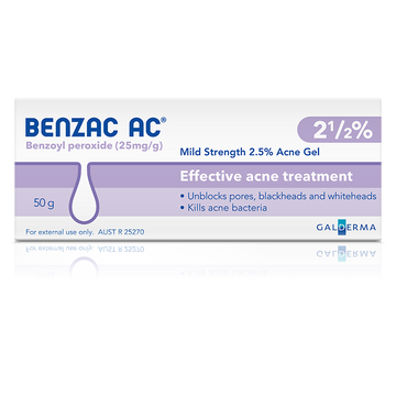 Benzac AC 2.5% Gel 60g