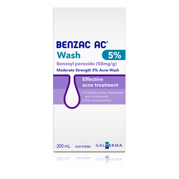 Benzac AC 5% Wash 200mL