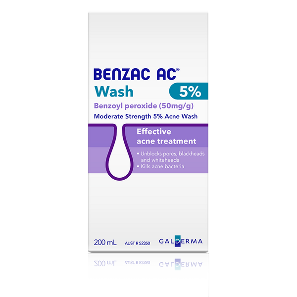 Benzac AC 5% Wash 200mL