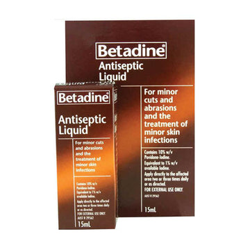 Betadine Antiseptic Liquid 15mL