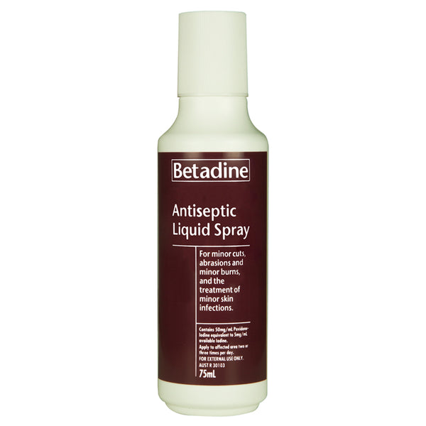 Betadine Antiseptic Liquid Spray 75mL