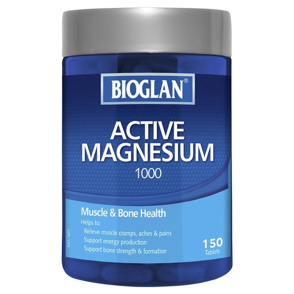 Bioglan Active Magnesium 1000mg Tablets 150