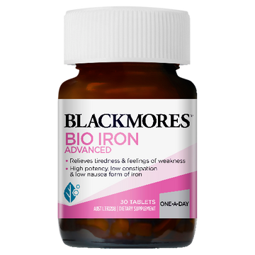 Blackmores Bio Iron Advanced Tablets 30