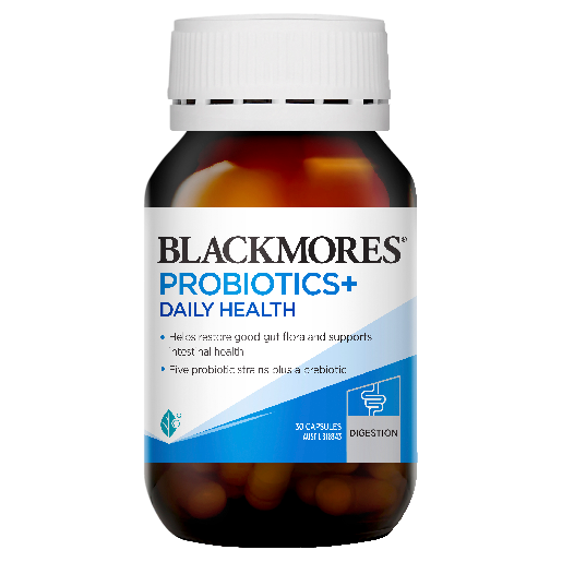 Blackmores Probiotics+ Daily Health Capsules 30