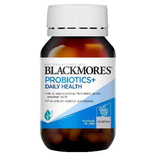 Blackmores Probiotics+ Daily Health Capsules 90
