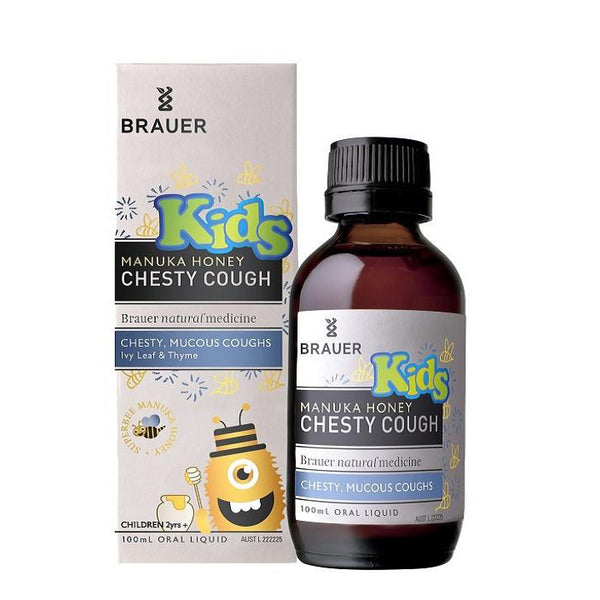 Brauer Kids Manuka Honey Chesty Cough Oral Liquid 100mL