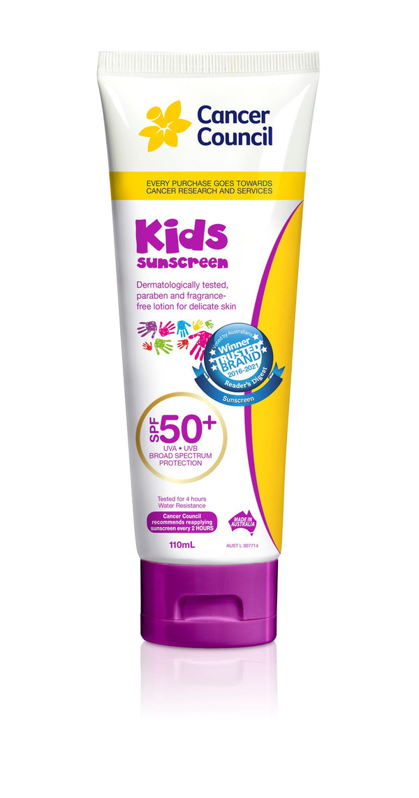 Cancer Council Kids Sunscreen SPF50+ Tube 110mL