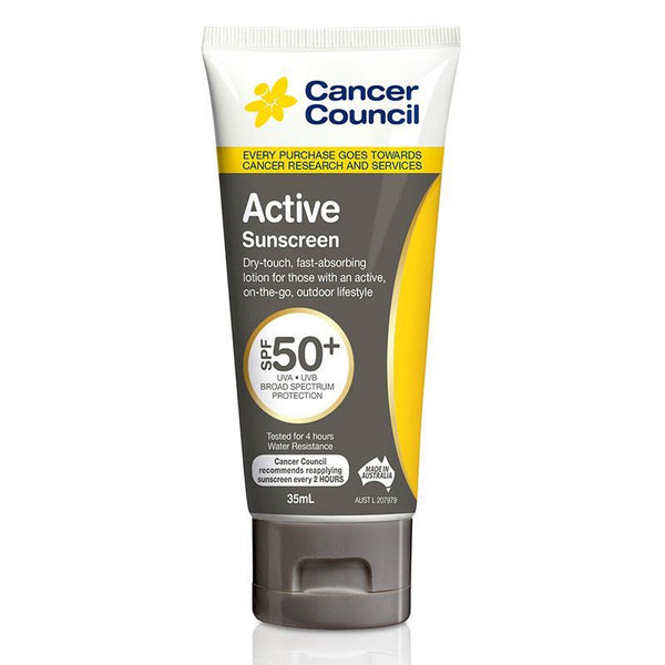 Cancer Council Active SPF50+ 35mL