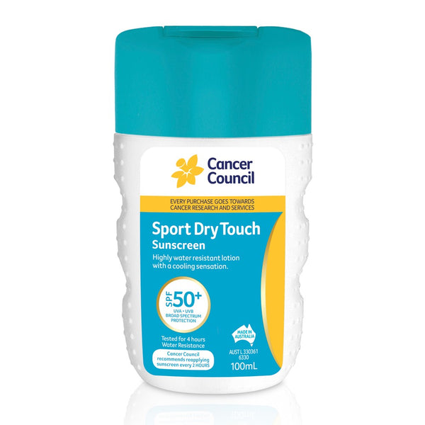 Cancer Council Sport Dry Touch Sunscreen Lotion SPF50+ 100mL