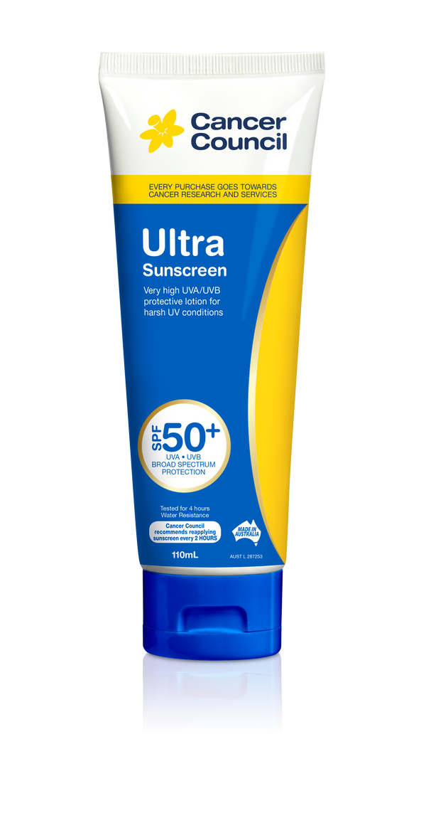 Cancer Council Ultra Sunscreen SPF50+ Tube 110mL