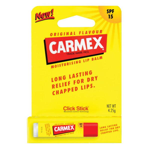 Carmex Moisturising Lip Balm Click Stick Original SPF 15 4.25g