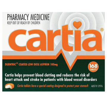 Cartia Tablets EC 100mg 168