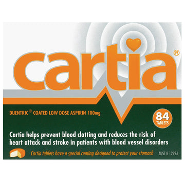 Cartia Tablets EC 100mg 84