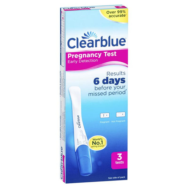 Clearblue Early Detection Pregnancy Test 3 Pack