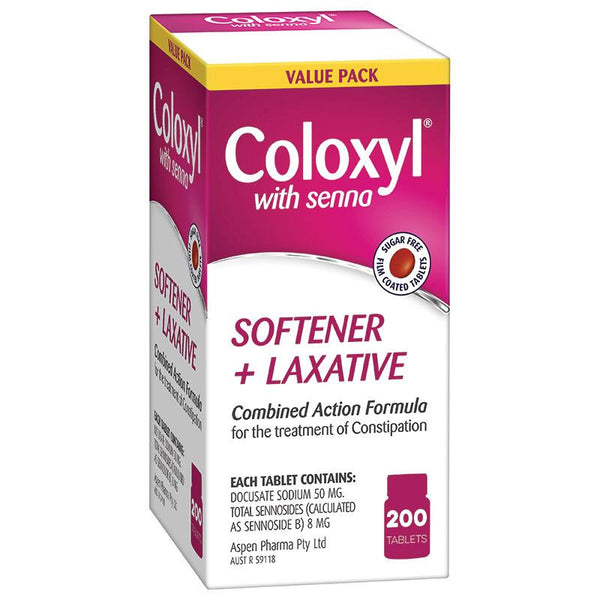 Coloxyl With Senna Tablets 200