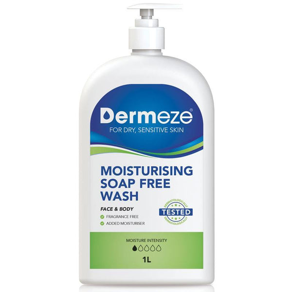 Dermeze Moisturising Soap Free Wash 1L