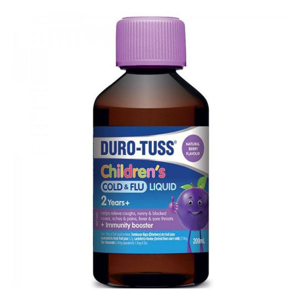 Duro-Tuss Children's Cold & Flu Liquid 200mL