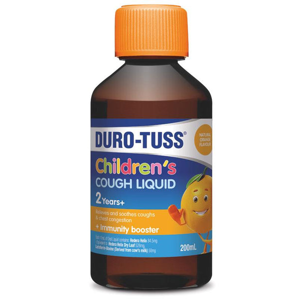 Duro-Tuss Children's Cough Liquid Orange 200mL